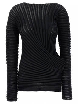 Issey Miyake - Black Stream Top (M)