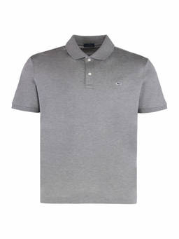 Paul & Shark - Grey Solid Shirt Collar Polo T-Shirt