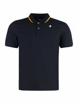 K-Way - Blue Solid Shirt Collar Polo T-Shirt