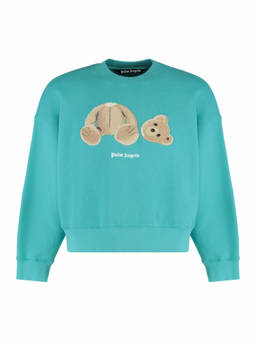 Palm Angels - Green Graphic Crew Neck Sweatshirt (L)