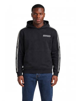 EA7 Emporio Armani - Black Regular Logo Hoodie