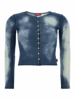 Diesel - Multicolour Tie-Dye Round Neck Top