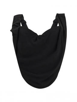 Vivienne Westwood - Black Solid Cowl Neck Top