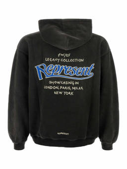 REPRESENT - Black Logo Oversized Hoodie