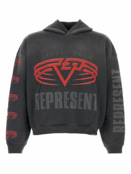 REPRESENT - Dark Grey Graphic Hoodie