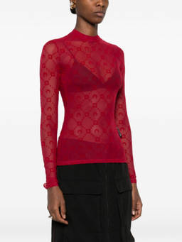 Marine Serre - Red Monogram Top