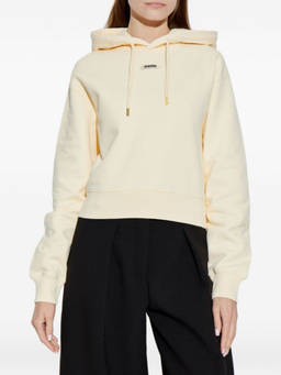 JACQUEMUS - Beige Logo Patch Hoodie