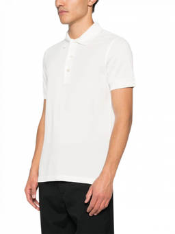 Tom Ford - White Cotton Polo T-Shirt
