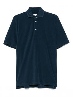 Doppia - Navy Blue Short Sleeve Polo T-Shirt (XL)