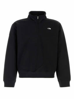 The North Face - Black Mock Collar Sweatshirt