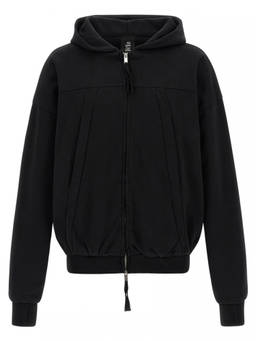 Thom Krom - Black Used-Effect Hoodie