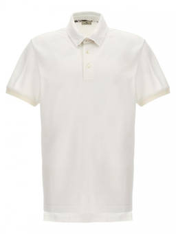 Etro - White Embroidered Logo Polo T-Shirt (2XL)