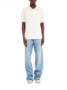 Maison Margiela - Off White Stamp Logo Polo T-Shirt (M)