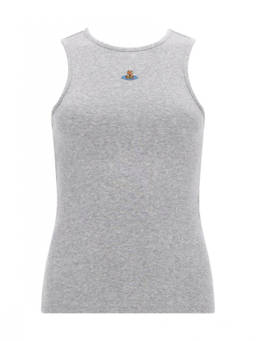 Vivienne Westwood - Grey Solid Round Neck Top