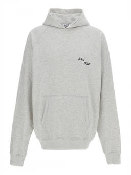 A.P.C. - Light Grey Logo Hoodie