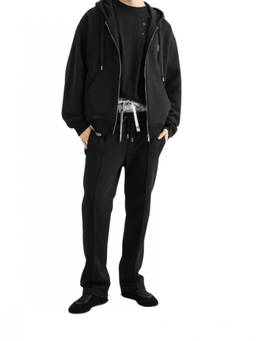 Dolce&Gabbana - Black Zip-Up Hoodie
