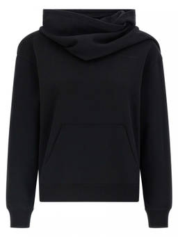 Courreges - Black Cotton Hoodie