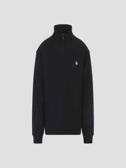 Carhartt - Black Half Zip Logo Sweatshirt