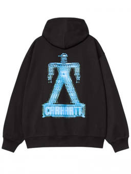 Carhartt - Black Graphic Logo Hoodie