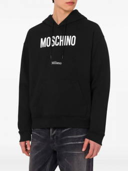 Moschino - Black Logo Print Hoodie (M)