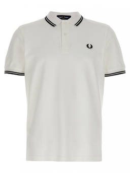 COMME des GARCONS - White Logo Patch Polo T-Shirt