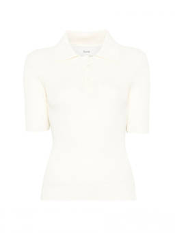 Dunst - Beige Solid Shirt Collar Polo T-Shirt (L)