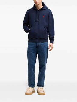 AMI Paris - Navy Blue Cotton Sweatshirt