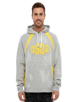 Dsquared2 - Grey Logo Relaxed Hoodie