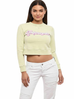 Dsquared2 - Green Logo Crew Neck Sweatshirt (XS)