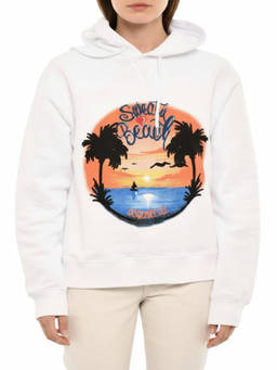 Dsquared2 - White Graphic Hood Hoodie