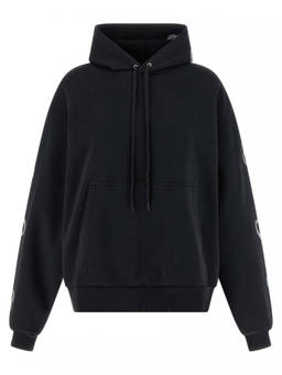 Balenciaga - Black Logo Hood Sweatshirt