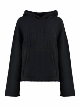 MM6 Maison Margiela - Black Logo Hood Sweatshirt