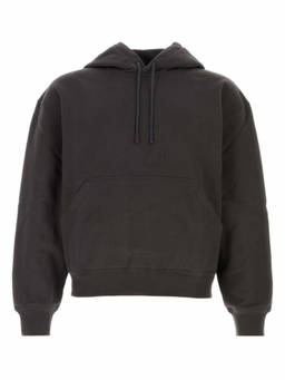 Saint Laurent - Dark Grey Cotton Fleece Hoodie