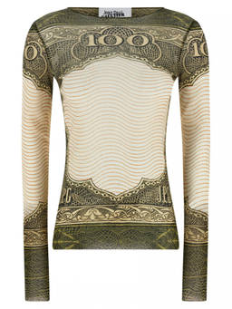 Jean Paul Gaultier - Multicolour Long Sleeves Printed Top (XXS)