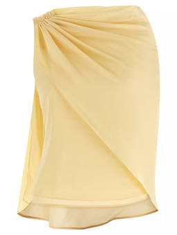 Rotate Birger Christensen - Yellow Round Neck Top