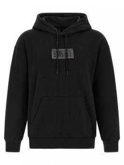 MM6 Maison Margiela - Black Cotton Hoodie (L)