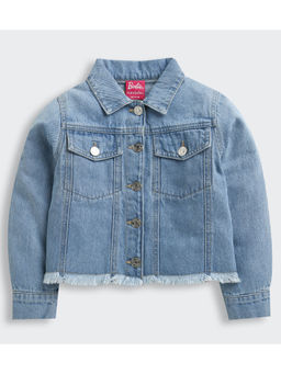 TINY GIRL - Barbie Light Blue Denim Solid Jacket