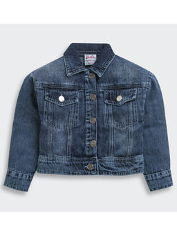 TINY GIRL - Barbie Dark Blue Denim Jacket for Girls