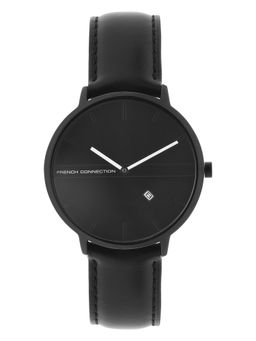 French Connection - Black Round Analog Casual Watch -FCM0001C