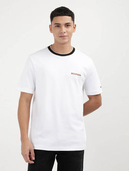 Tommy Hilfiger - White Round Neck Solid T-Shirt