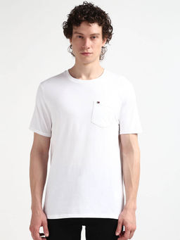 Tommy Hilfiger - White Crew Neck Solid T-Shirt