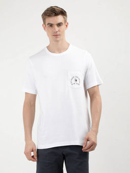 Tommy Hilfiger - White Crew Neck Solid T-Shirt