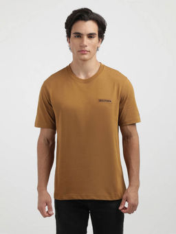 Tommy Hilfiger - Brown Crew Neck Solid T-Shirt