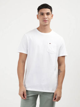 Tommy Hilfiger - White Crew Neck Solid T-Shirt