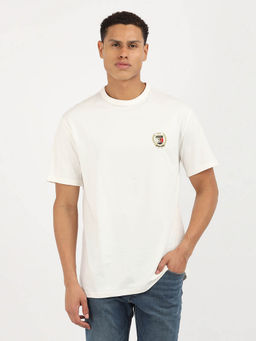 Tommy Hilfiger - White Round Neck Solid T-Shirt