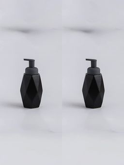 USHA SHRIRAM - Set of 2 400ml Soap Dispenser bottle-Black