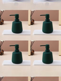 USHA SHRIRAM - Set of 4 260ml Soap Dispenser bottle-Green