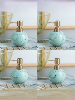 USHA SHRIRAM - Set of 4 300ml Soap Dispenser bottle-Blue