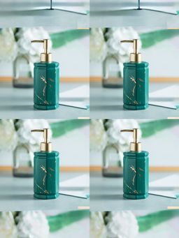 USHA SHRIRAM - Set of 4 350ml Soap Dispenser Bottle-Green