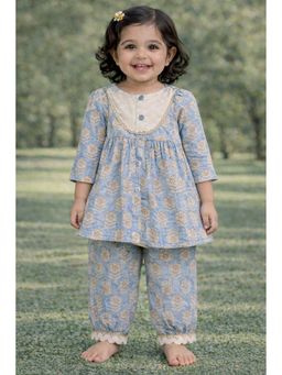 PSPeaches - Baby Girl Floral Printed Kurta and Pajama